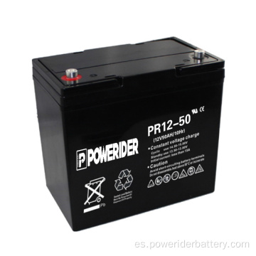 12v 50ah plomo ácido ups batería